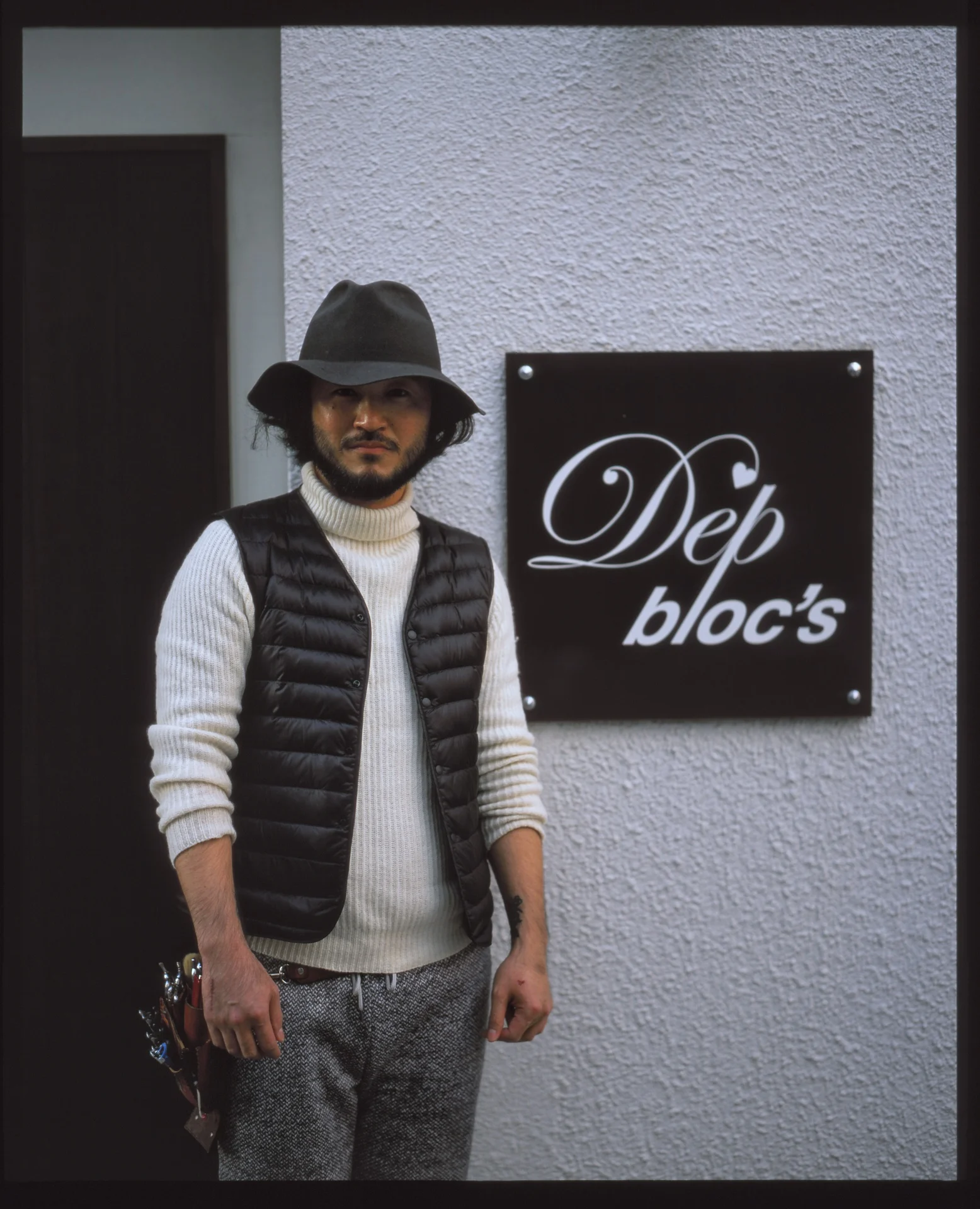 Fukumoto san of Dep bloc's, Fukuoka.