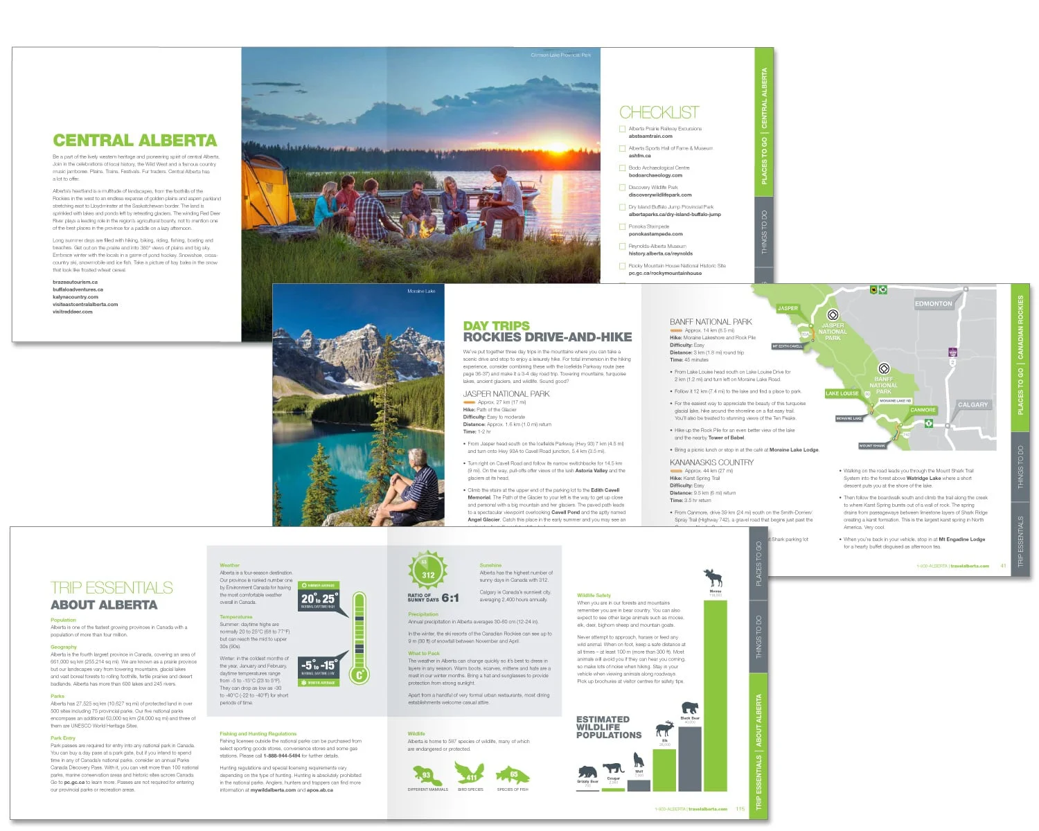  Travel Planner – inside spreads. 