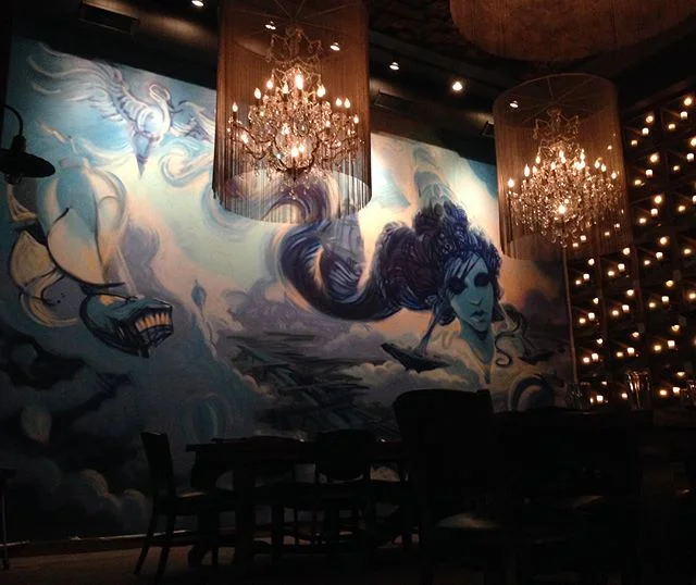 Marie Antoinette reigned supreme over Uptown for 3 short years at Coup d&rsquo;etat, Minneapolis, formerly one of @foodandwine&rsquo;s Best Cocktail Bars in America.
18&rsquo;x24&rsquo; Aerosol.
.
#uffdabrand #lostworks #aerosolart #muralist #minneap