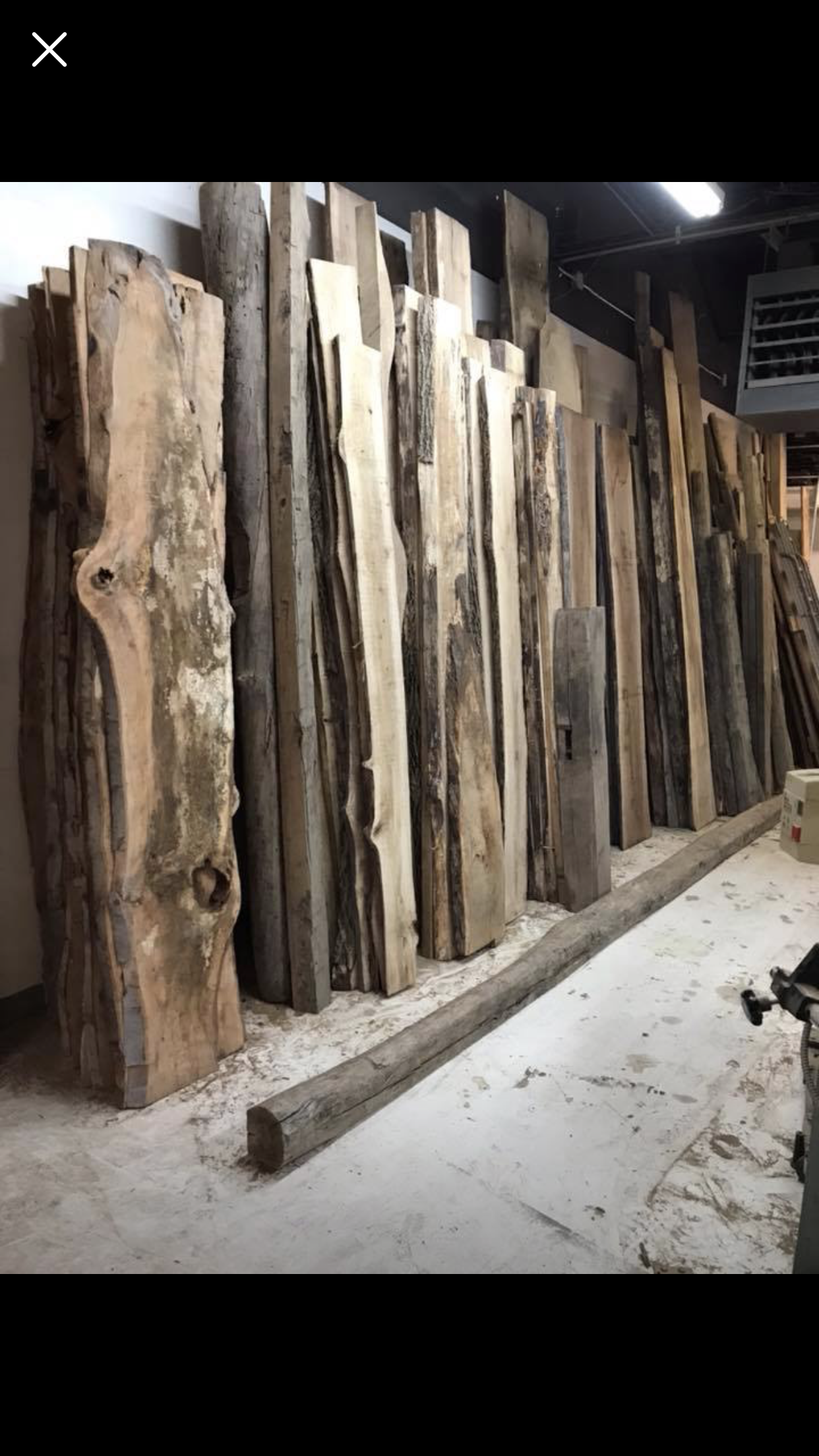 Live Edge planks