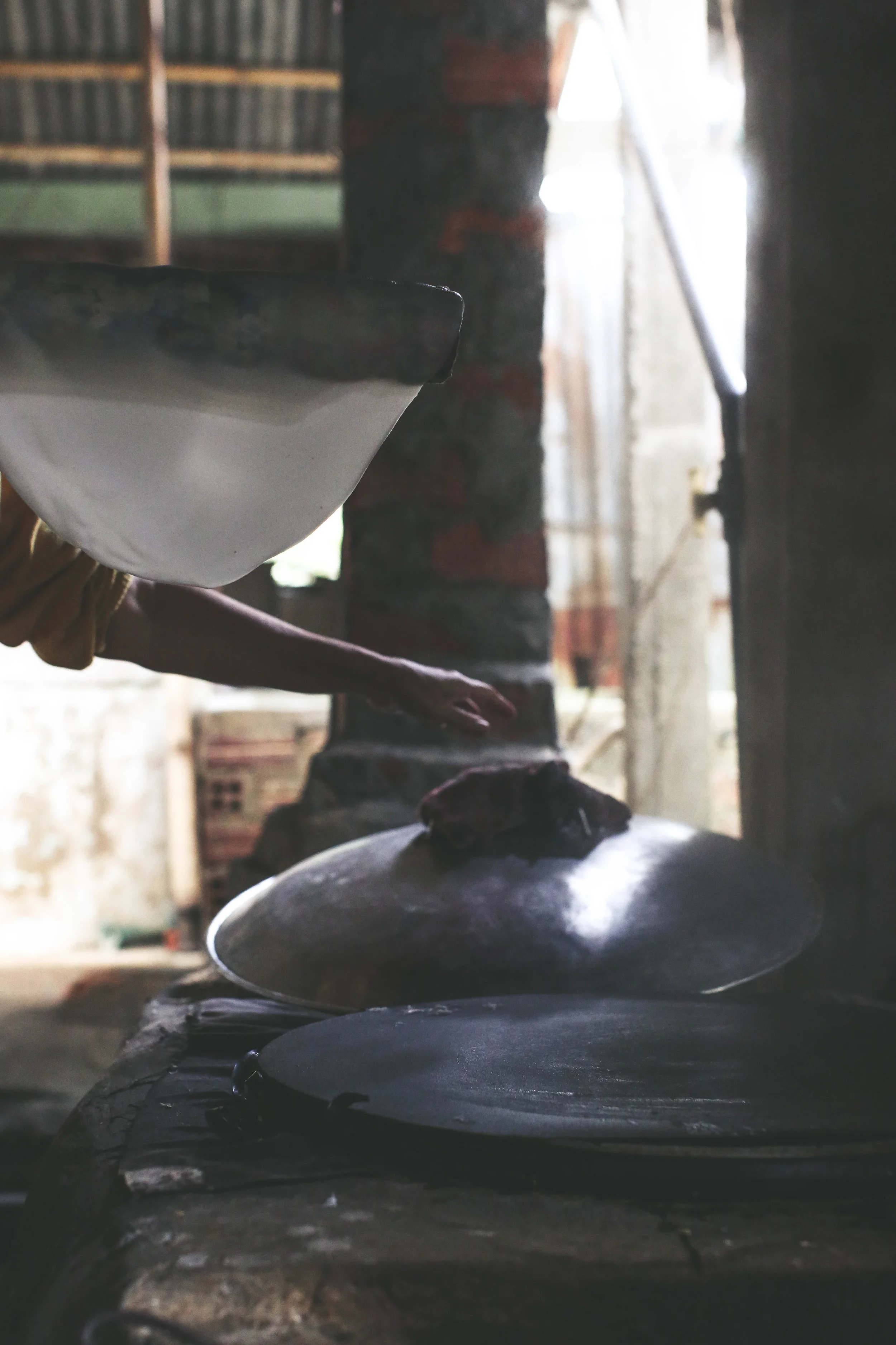 The Process of Making Rice Paper