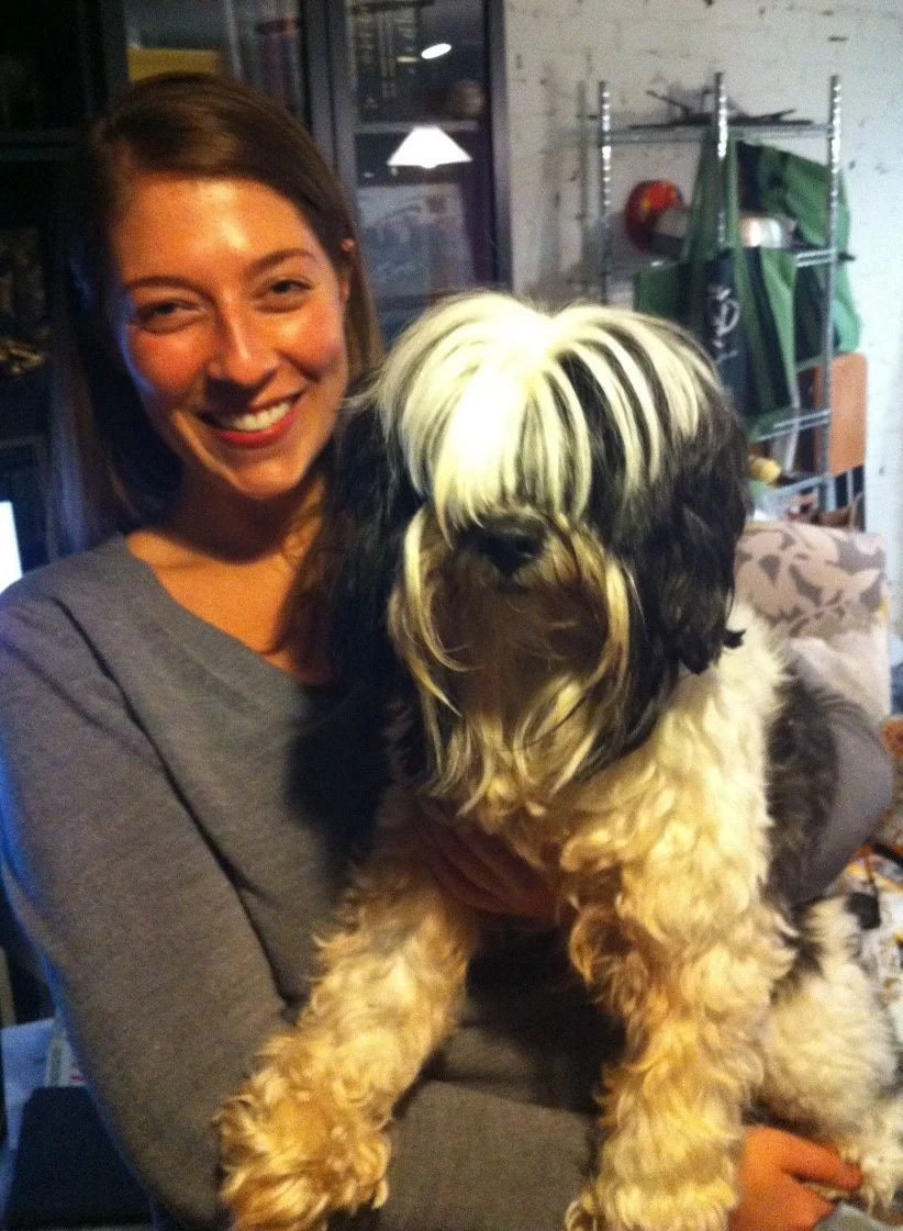 Cassie and Hunter's first night with Marlo.JPG