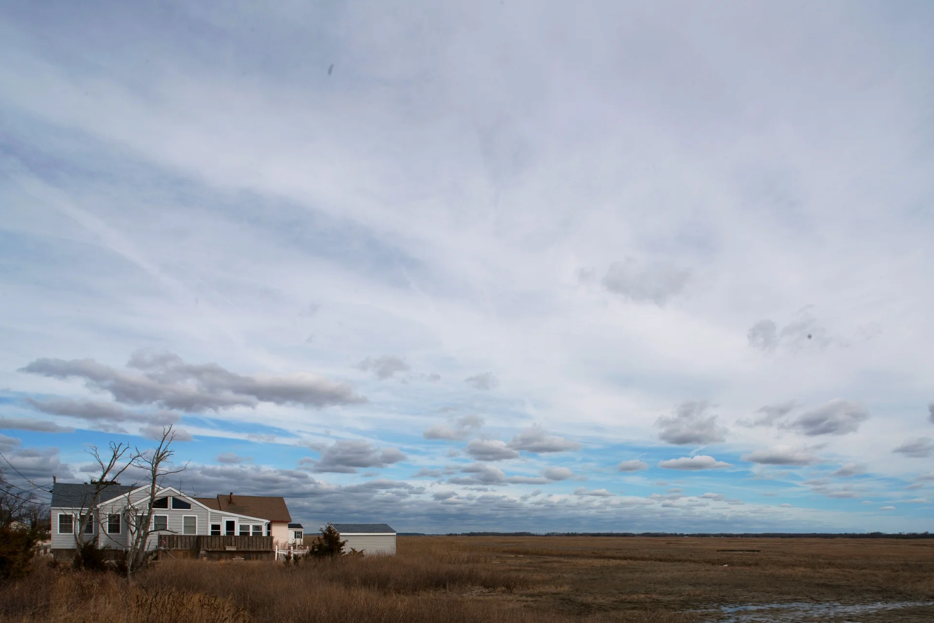 Reeds Beach, New Jersey, looking over Cape May National Wildlife Refuge