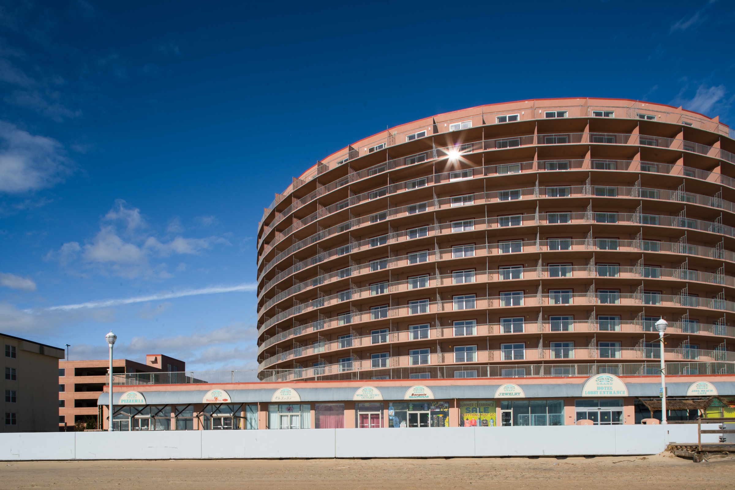 Beachfront hotel, Ocean City, Maryland