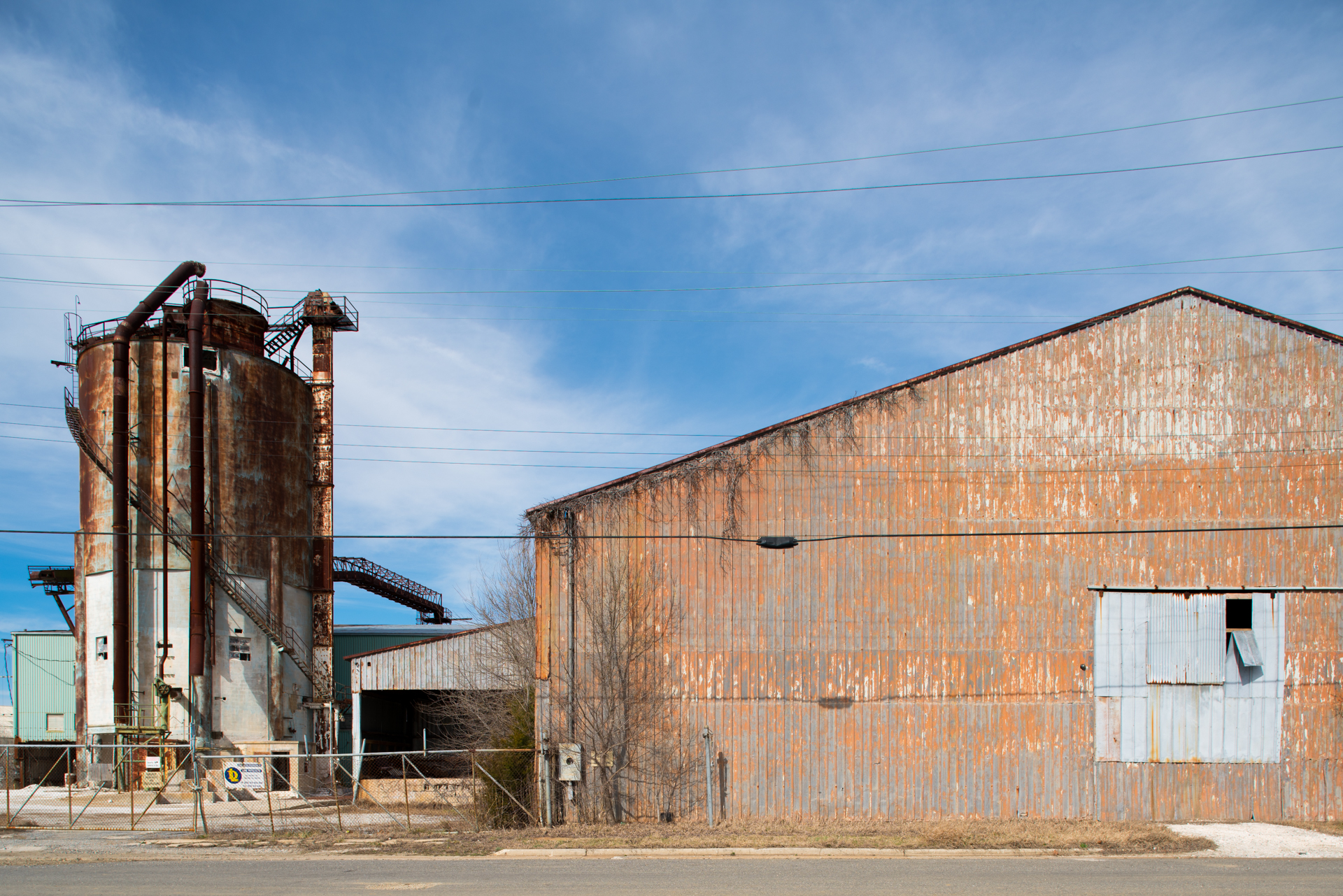Abandoned industrial site, Salem, New Jersey