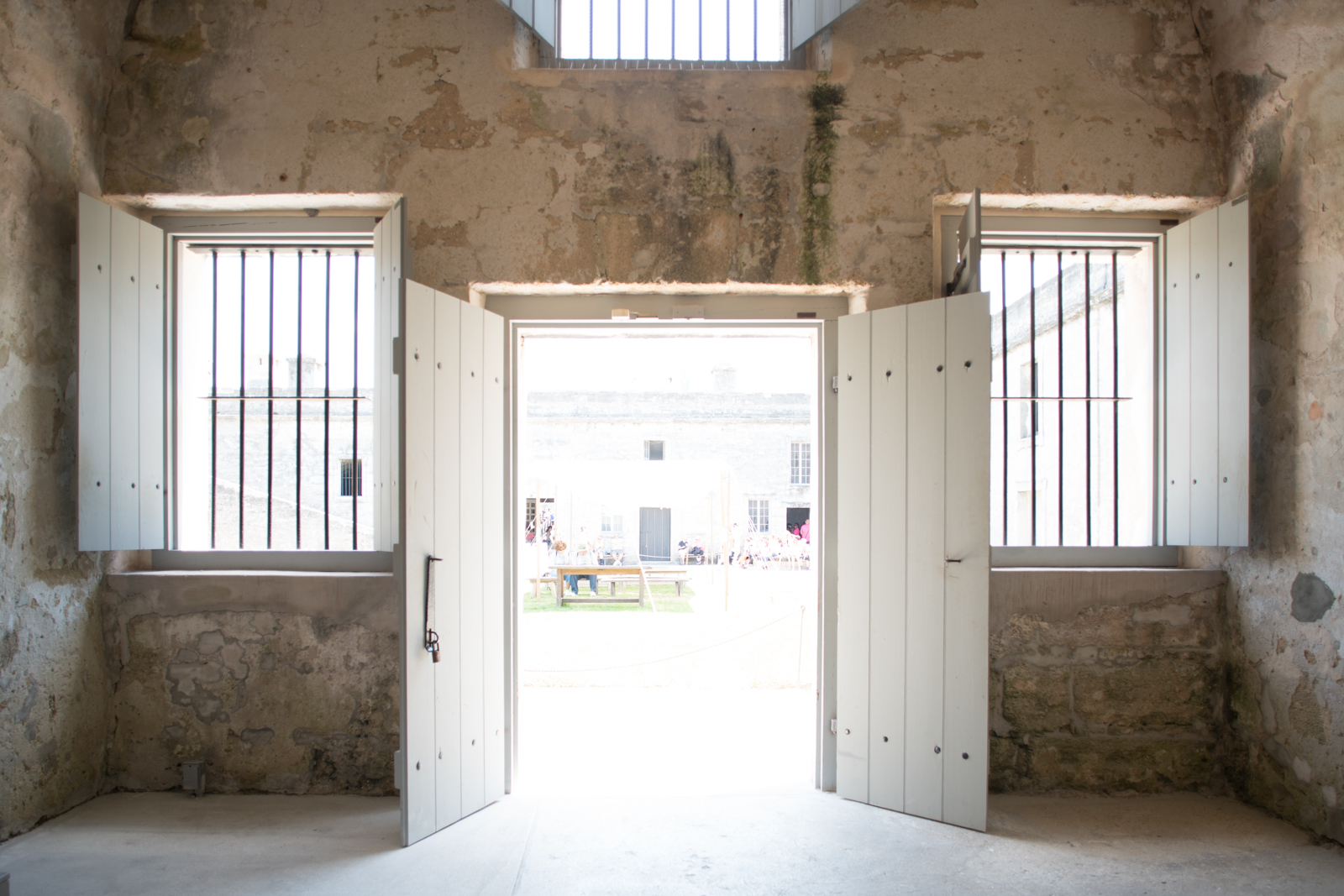 Castillo de San Marcos interior courtyard