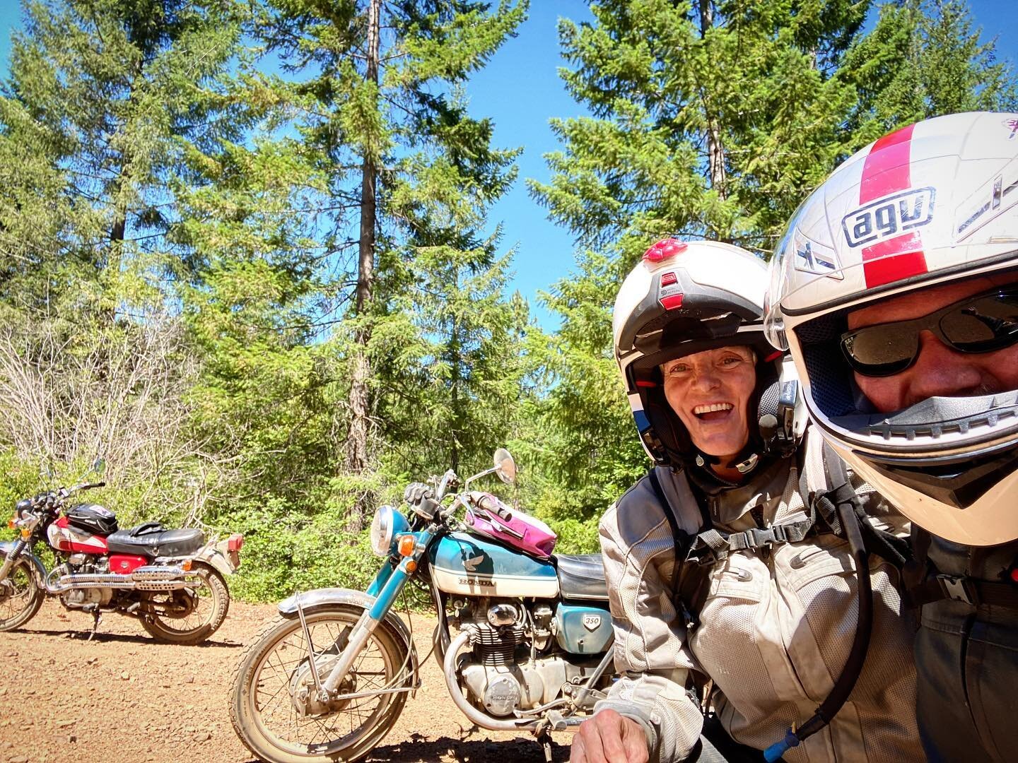 This was one of my most epic rides, getting off course in Ashland Oregon on the @southernoregontt with an ultimate riding partner, Hilary Davis. We rode over 30 miles in dirt, reached the &ldquo;grizzly flat&rdquo; summit, and finally ran into a look