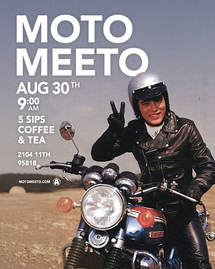 Throttle therapy starts with good caffeine. 

Moto Meeto @5sipscoffeetea 
Saturday, Aug 30, 9 AM
See you then!

#Laverda #BMWMotorcycles #ClassicBMW #HondaMotorcycles #ClassicHonda #Aermacchi #Ducati #ClassicDucati #MotoGuzzi #TriumphMotorcycles #Tri