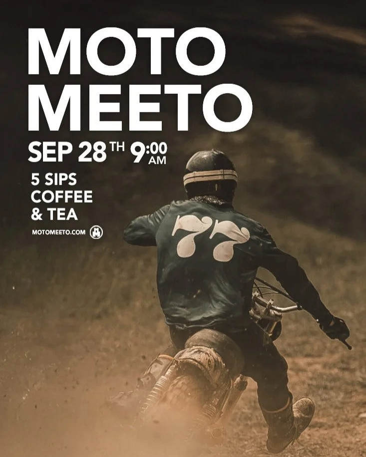 Moto Meeto this Sunday! That's right, 
Sunday!
Cooler air, old pals, and a mystery machine that&rsquo;s got everyone buzzing 👀. Roll up or risk hearing about it secondhand. 

9 AM @ 5 Sips Coffee &amp; Tea, 2104 11th Ave.

#MotoMeeto
@5sipscoffeetea