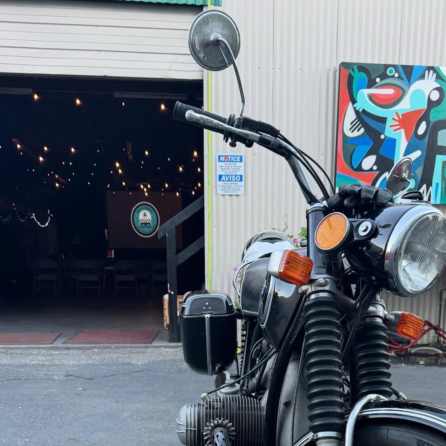 Folks, if you&rsquo;re riding to the Moto Meeto movie night, you can park all the way near the theater! Just ride towards the bar and you&rsquo;ll see the motorcycles. see you here!