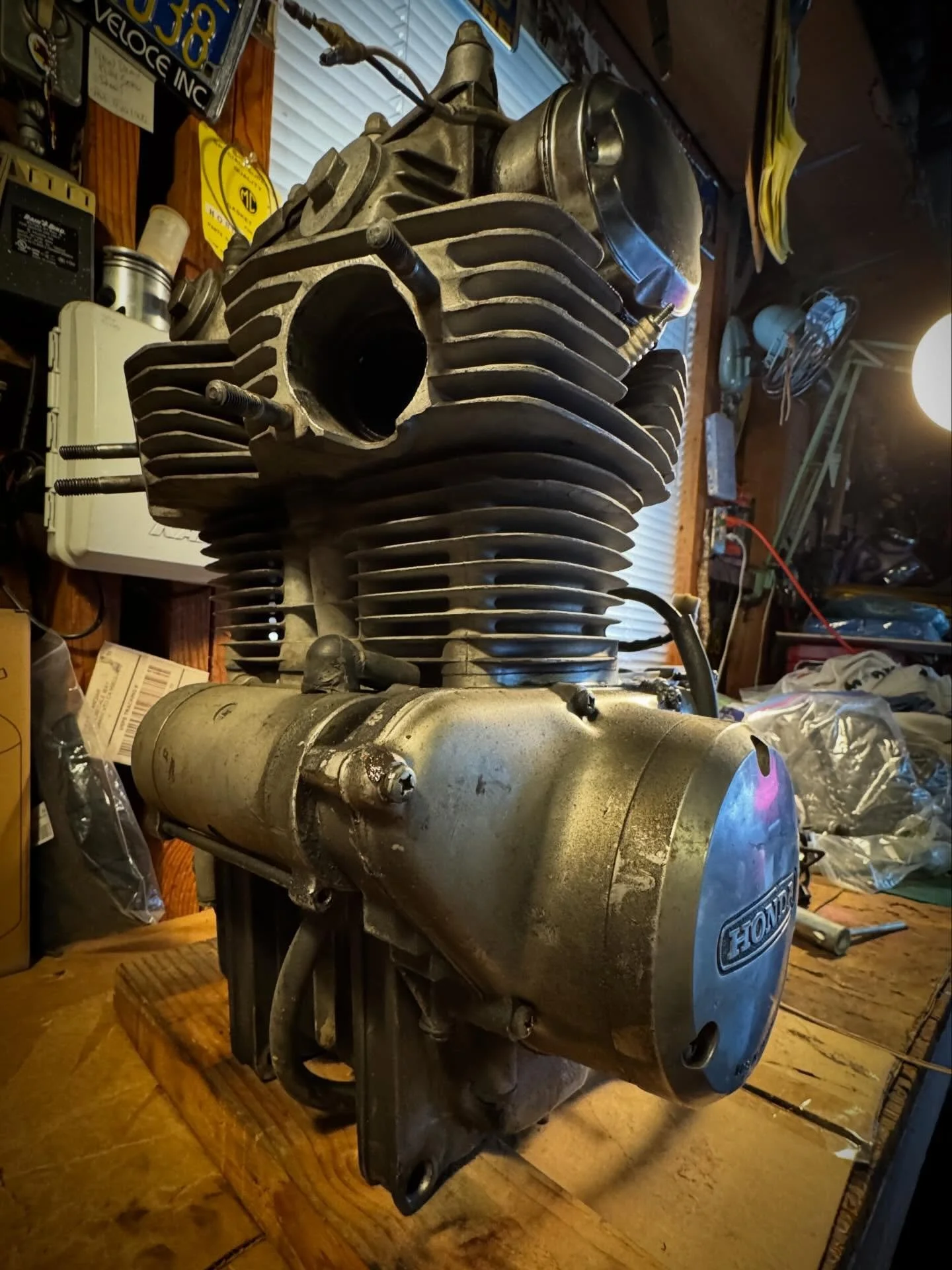 Finally! Time to rebuild the mighty CL 350 engine. I speared the piston with the exhaust valve sometime ago. Time to make it right!

What are you working on? If you want, tag us and we&rsquo;ll repost your project!

#MotoMeeto is slated for January 3