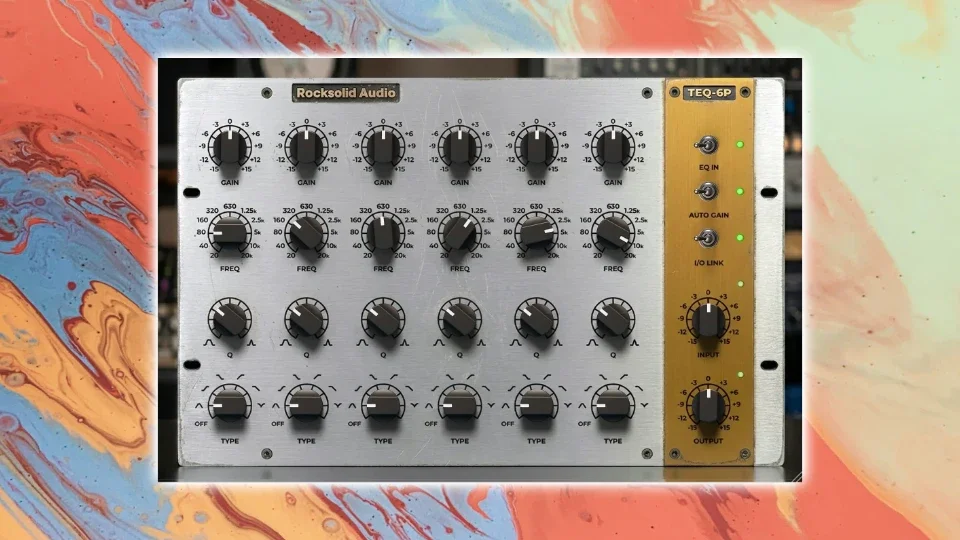 Rocksolid Audio Releases TEQ-6P, A Valve EQ Where Every Copy Is Unique