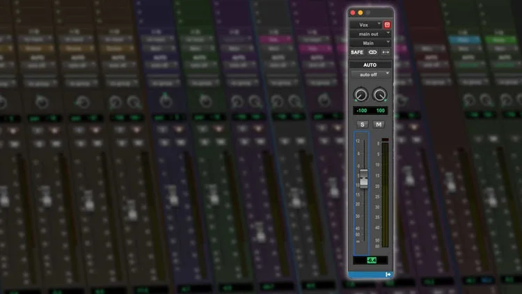 Pro Tools Control Fader Control Pro Tools Faders Using Your Keyboard Or Mouse | Pro Tools ...
