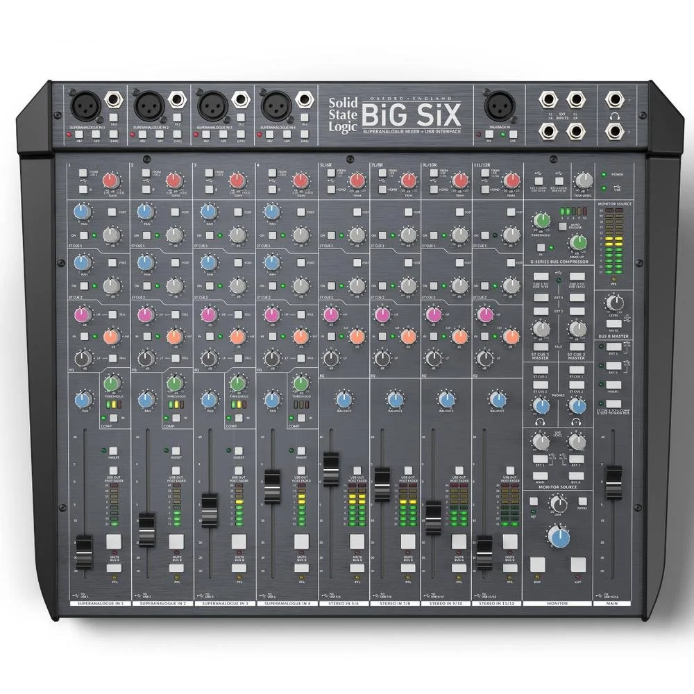 SSL Big Six Gearspace