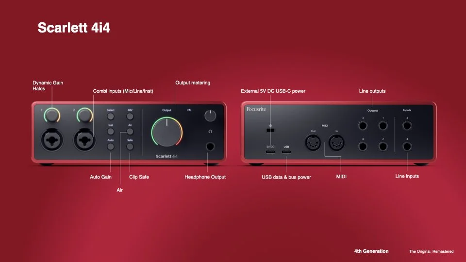 Focusrite 4th Gen Scarlett Audio Interfaces Announced | Production Expert