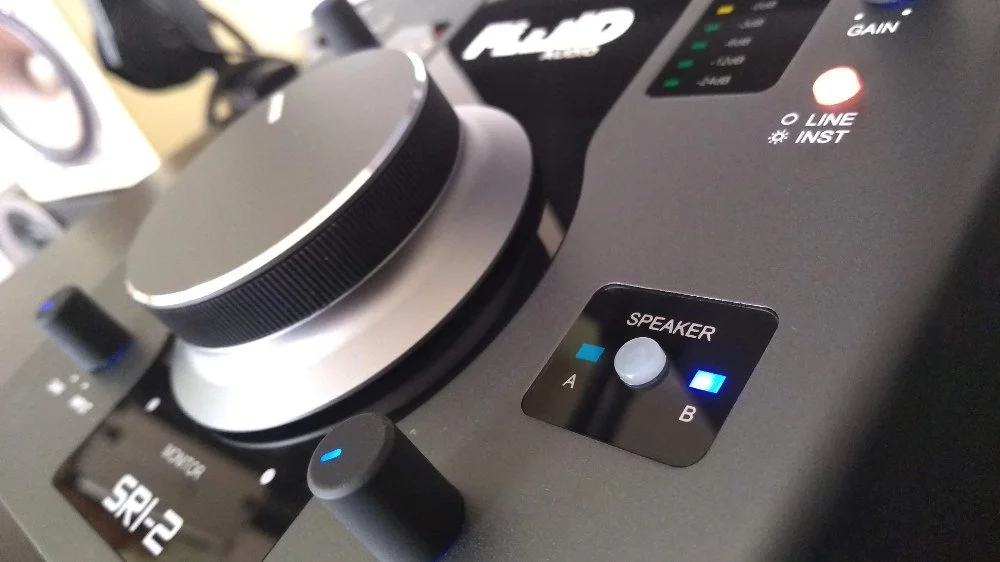 Using The Fluid Audio SRI-2 As A Monitor Control To Make