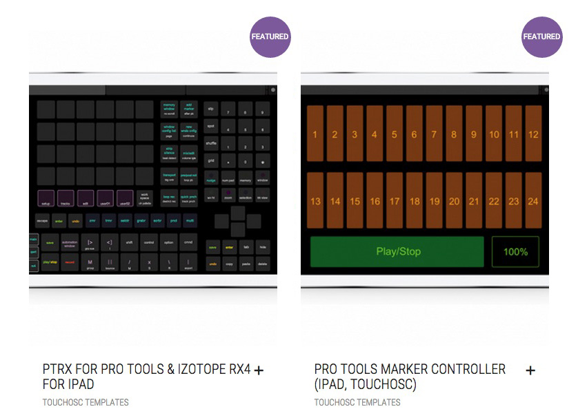 Free Pro Tools 12 TouchOSC Template For iPad Released Pro Tools The