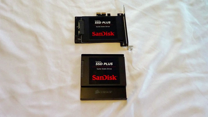 SSD Drives And Apricorn PCI-e SATA III Card