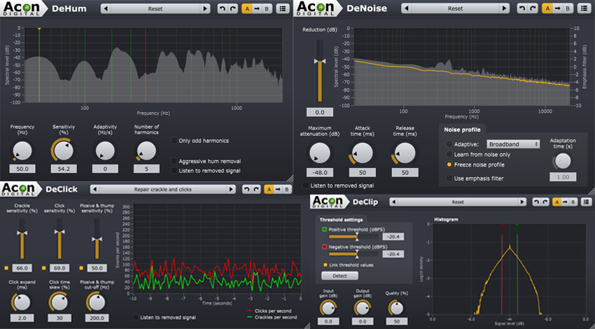 Acon Digital Releases Restoration Suite 1.7 with Surround Support