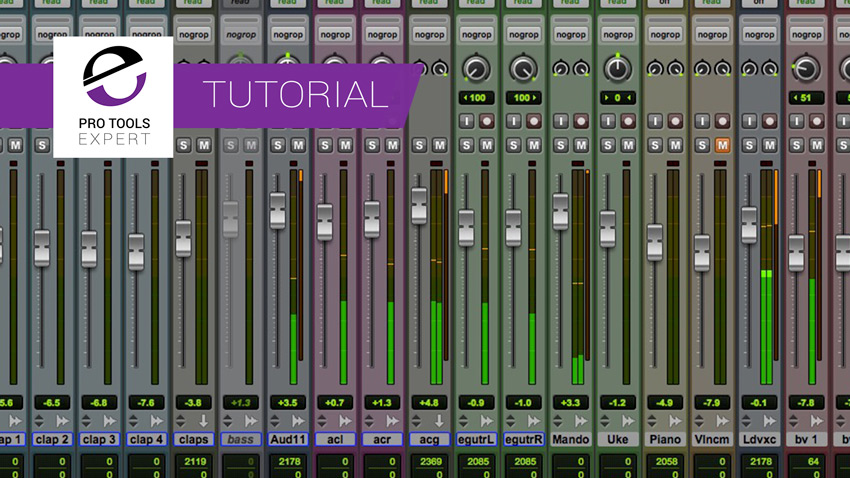 Pro Tools Basics - Track Types