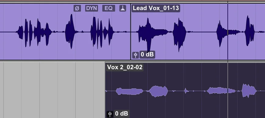 Pro Tools 12.6 Clip Effects Icons