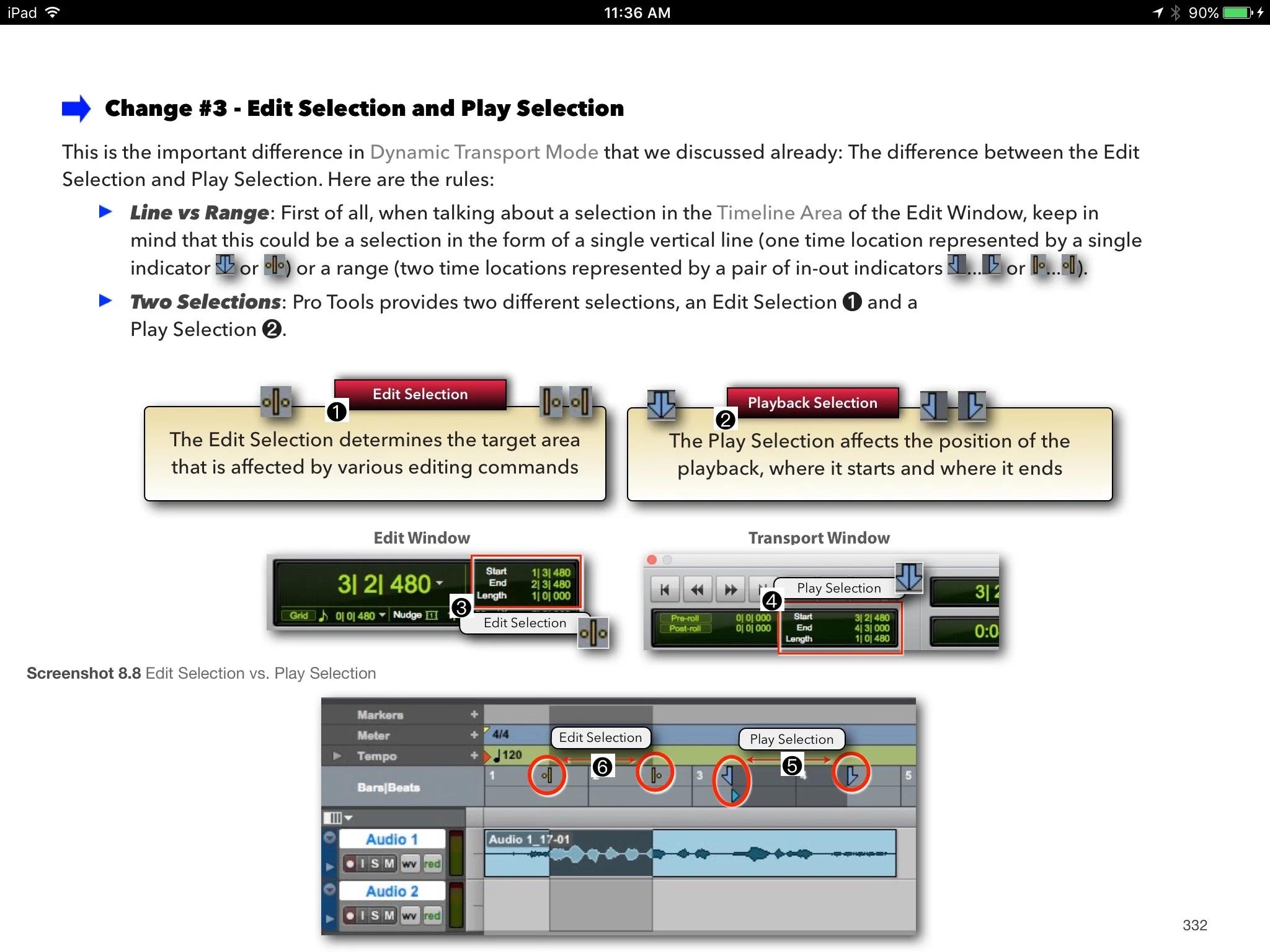 Graphically-Enhanced-Manual-Pro-Tools-First Play versus Edit Selection