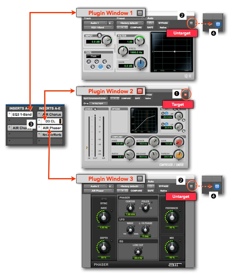 Pro Tools Basics Using Target Windows to Speed up Workflow Pro