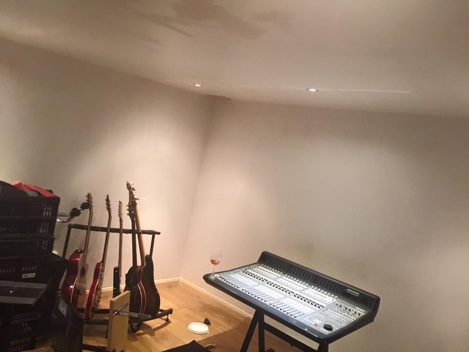 Acoustic Panels Removed - Walls Easily Repaired