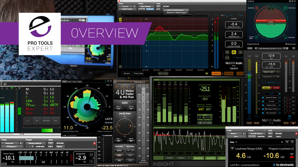 Booth landen wit Overview - Loudness Metering Plug-ins And Resources - Part 1 | Pro Tools -  The leading website for Pro Tools users