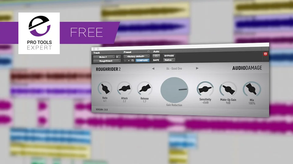 Friday Free Plugin Audio Damage Rough Rider Compressor Plugin Pro