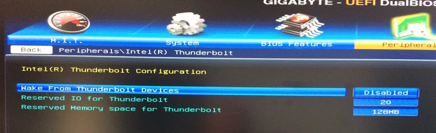 BIOS Settings