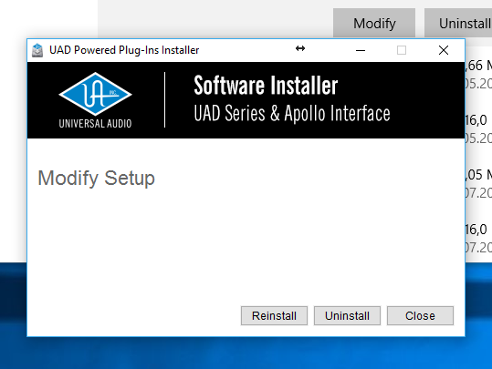 UAD Software Installer