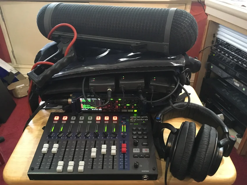 Mike's Electric Handbag With Zoom F8 And Zoom F-Control