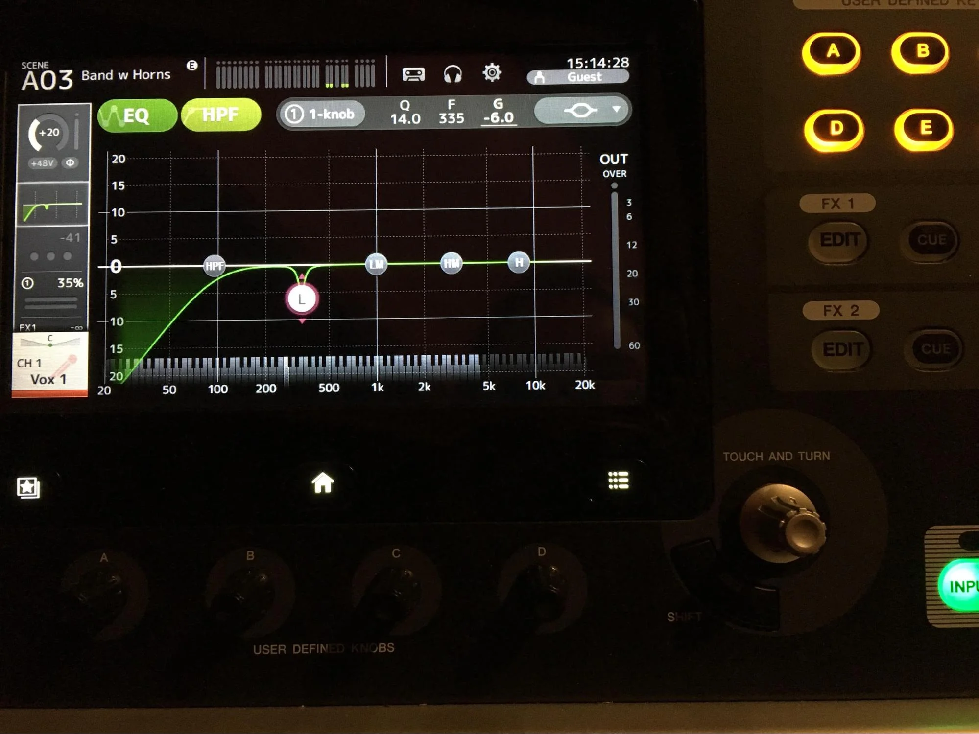 Review Yamaha TF1 Digital Mixer EQ section.jpg