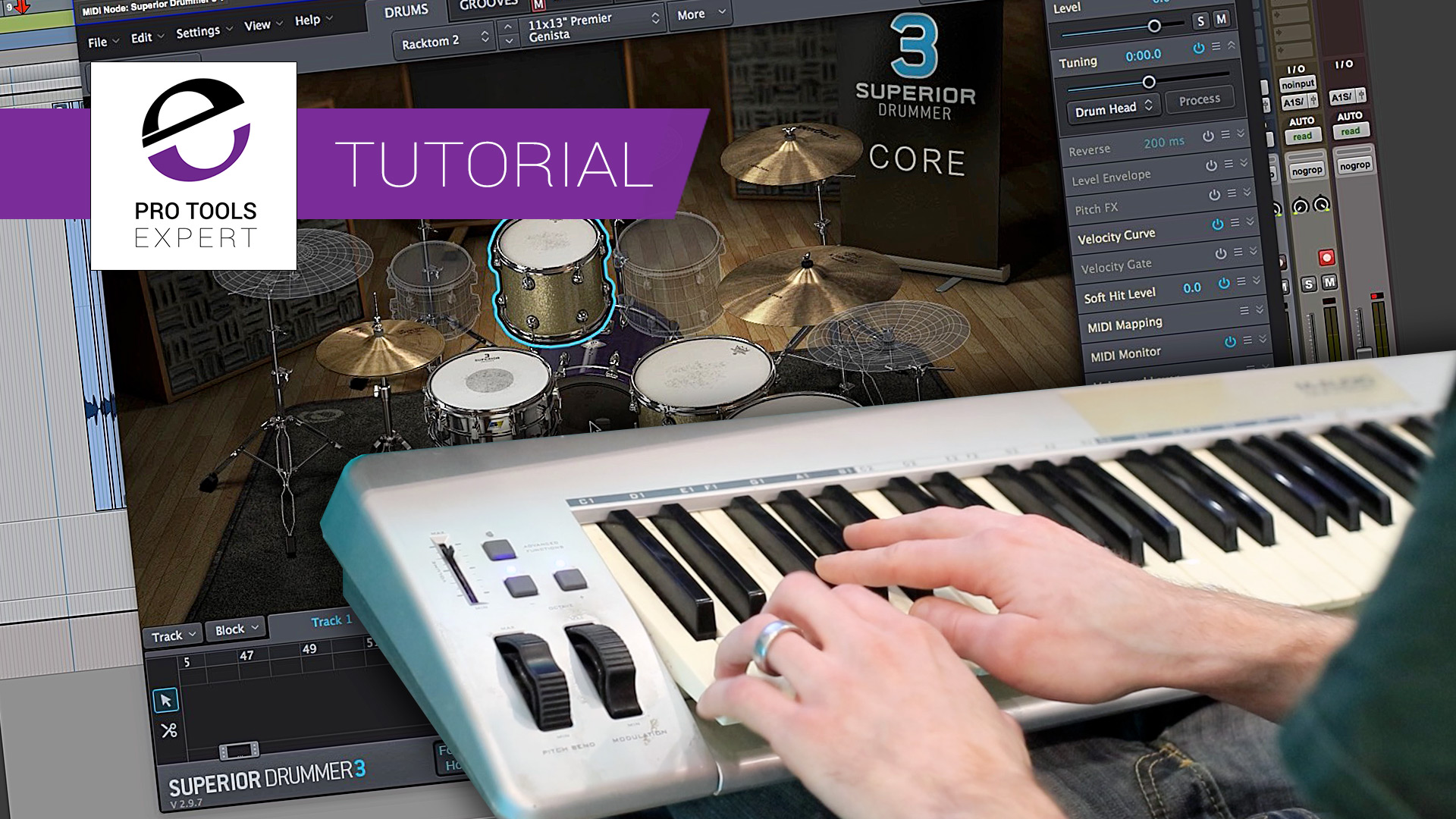 basic setup ezdrummer midi keyboard in pro tools 12 basic setup ezdrummer midi keyboard in pro tools 12