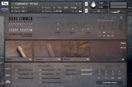 Spitfire Audio: Hans Zimmer Percussion Series