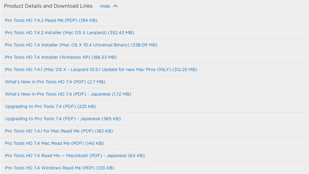 Pro Tools 10 Compatibility Chart