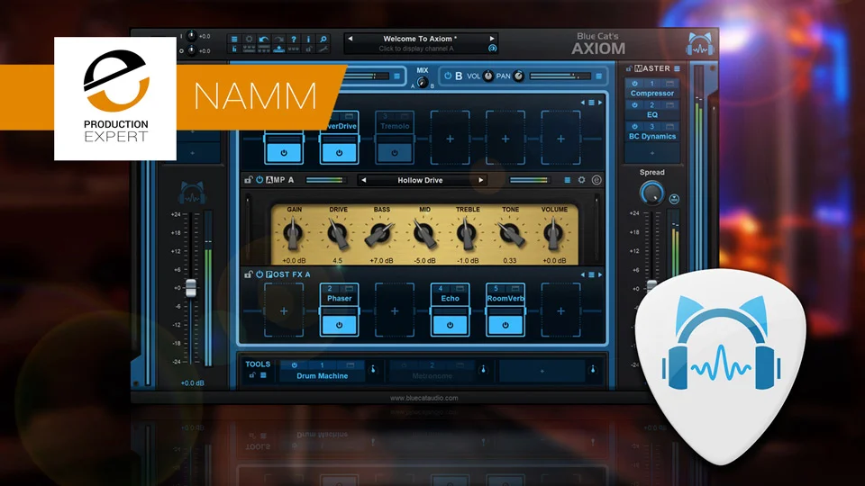 Blue Cat Audio Reveal Details Of Their Axiom Multi-effects Processor & Amp Simulation Software