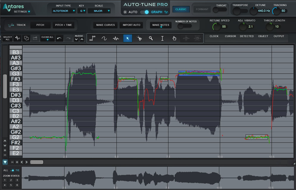 Auto-tune 8.1.1 Settings Auto-tune 8.1.1 Settings