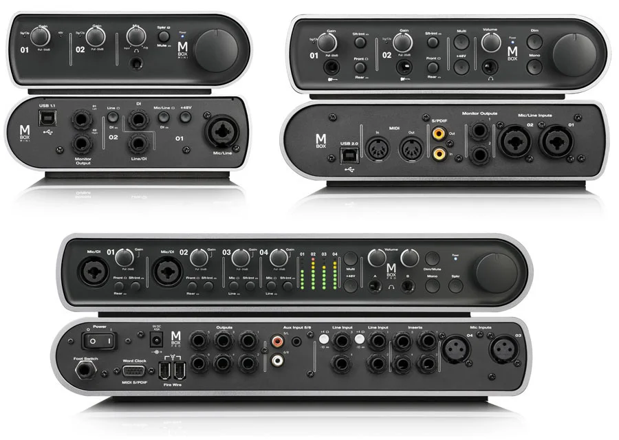 Avid Mbox3 Range