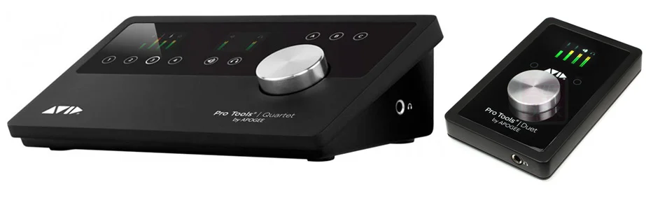 Avid Pro Tools Duet and Pro Tools Quartet Interfaces