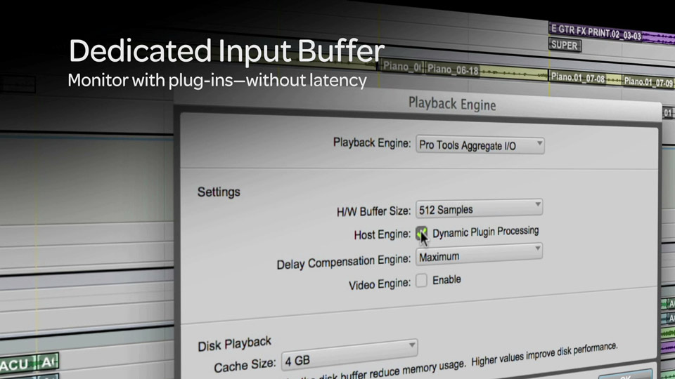 Pro tools 11 Dedicated Input Buffer