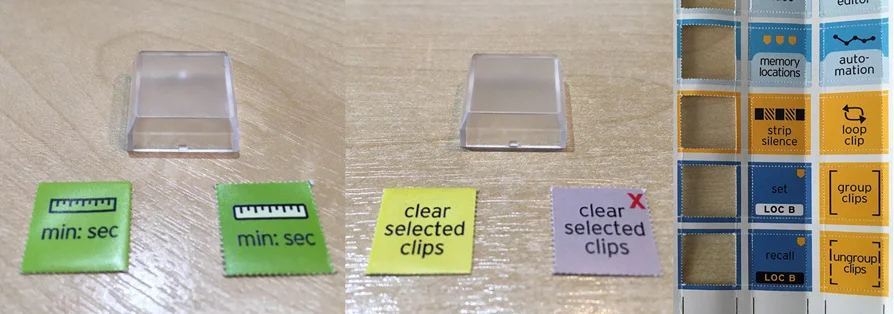 Hotkey Matrix button labels old and new