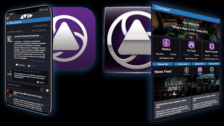 Avid Connect app - desktop and Mobile