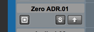 Track Coming in Pro Tools - Promote button