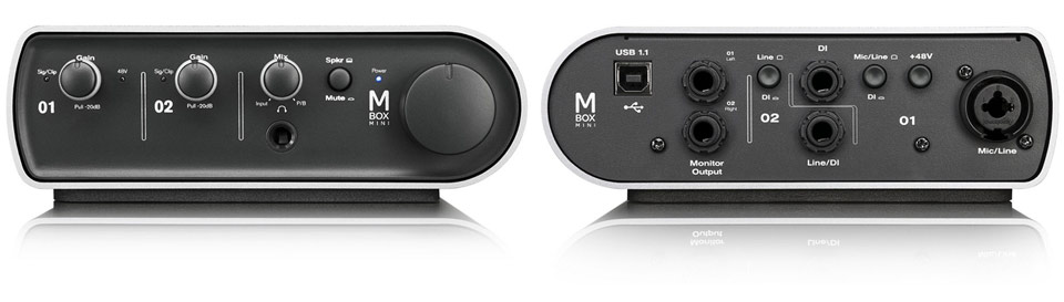 Avid Mbox Mini, Black Faced D-Control And D-Command Control Avid Mbox Mini, Black Faced D-Control And D-Command Control