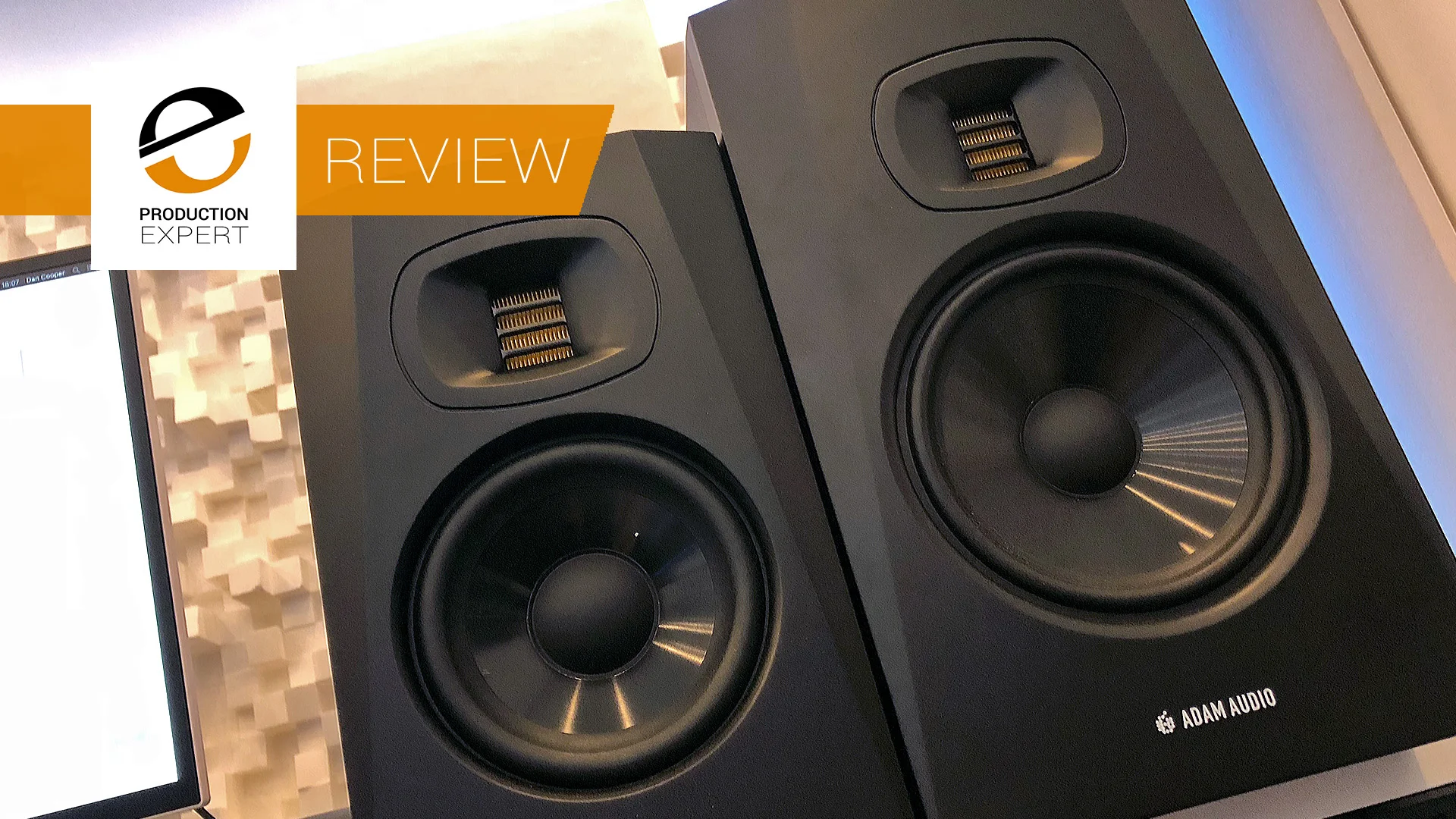 adam f7 studio monitors
