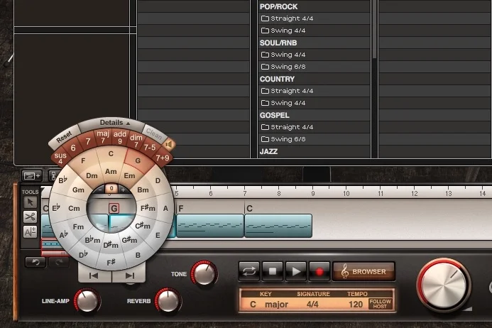 Toontrack EZkeys - Chord Wheel