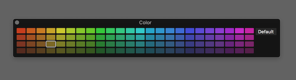logic pro x 10.3 colour picker