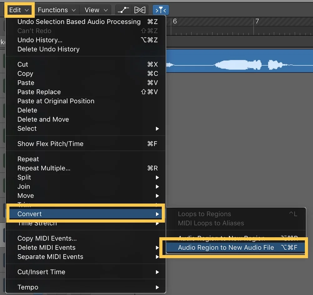 Using Melodyne and Selection Based Processing in Logic Pro X 3